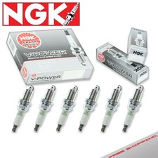6 pcs NGK V-Power Spark Plugs for 1975 Pontiac Firebird L6-4.1L
