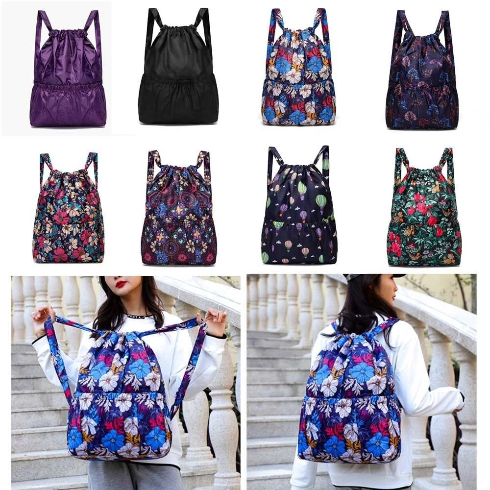 Ladies drawstring hotsell bag