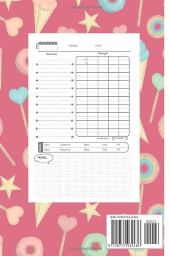 Workout Log Book For Women. 100 Pages To Record Gym Training With Weight Trac... - Picture 2 of 2