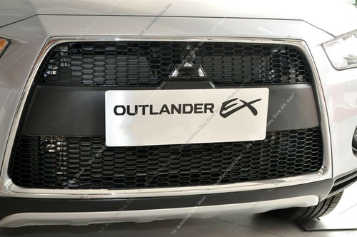 Rejilla superior y loewr FABRICANTE DE EQUIPOS ORIGINALES con conjunto de emblema para Mitsubishi Outlander 2010-2013 - Imagen 8 de 9