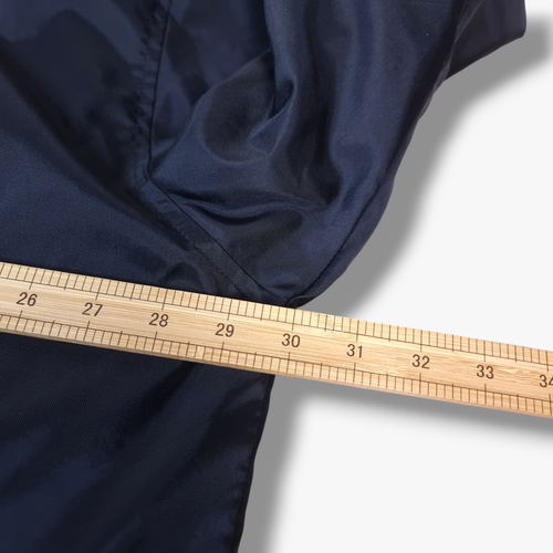 VINTAGE Nike Jacket Coat Extra Large XL Mens Black 90s Big Swoosh Full-Zip - Picture 10 of 11