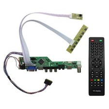 HDM VGA AV USB RF LCD Controller Board For 12.1inch 1024X768 HT121X02-001 LCD