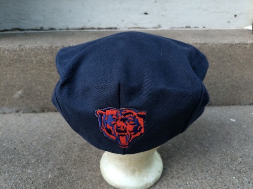 VINTAGE CHICAGO BEARS Caddy Cap by Gridiron Golf Hat Newsboy NWT XL RARE - Picture 6 of 8