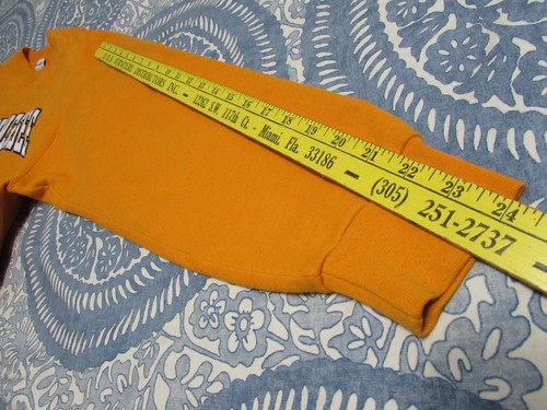 Felpa Champion Vintage Uomo L Arancione Tennesse Cucita Autentica Abbigliamento Sportivo - Foto 8 di 13