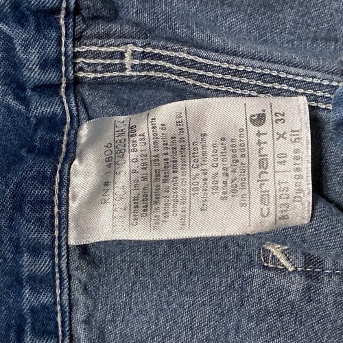 Lot 4 Carhartt Pants Jeans Worn 40 x 32 Distressed 1 Pair Carpenter Style Blue - Picture 9 of 24