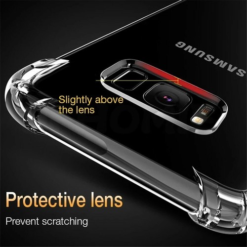 Transparent Soft Silicone TPU Phone Case For Galaxy S21 S20 Ultra Plus Note 20 - Picture 6 of 9