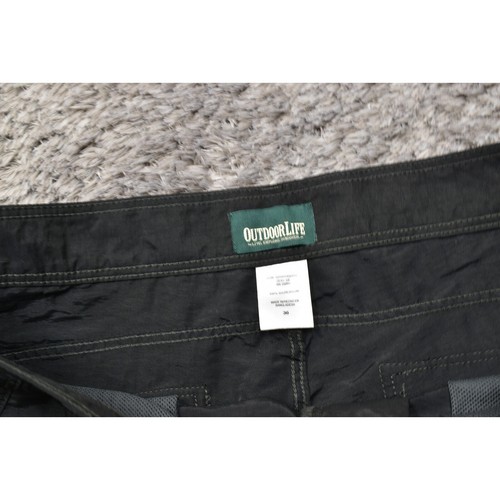 NEW Outdoor Life Men's Nylon Mountain Bermuda Shorts Size 36 Water Resistant - Picture 4 of 6