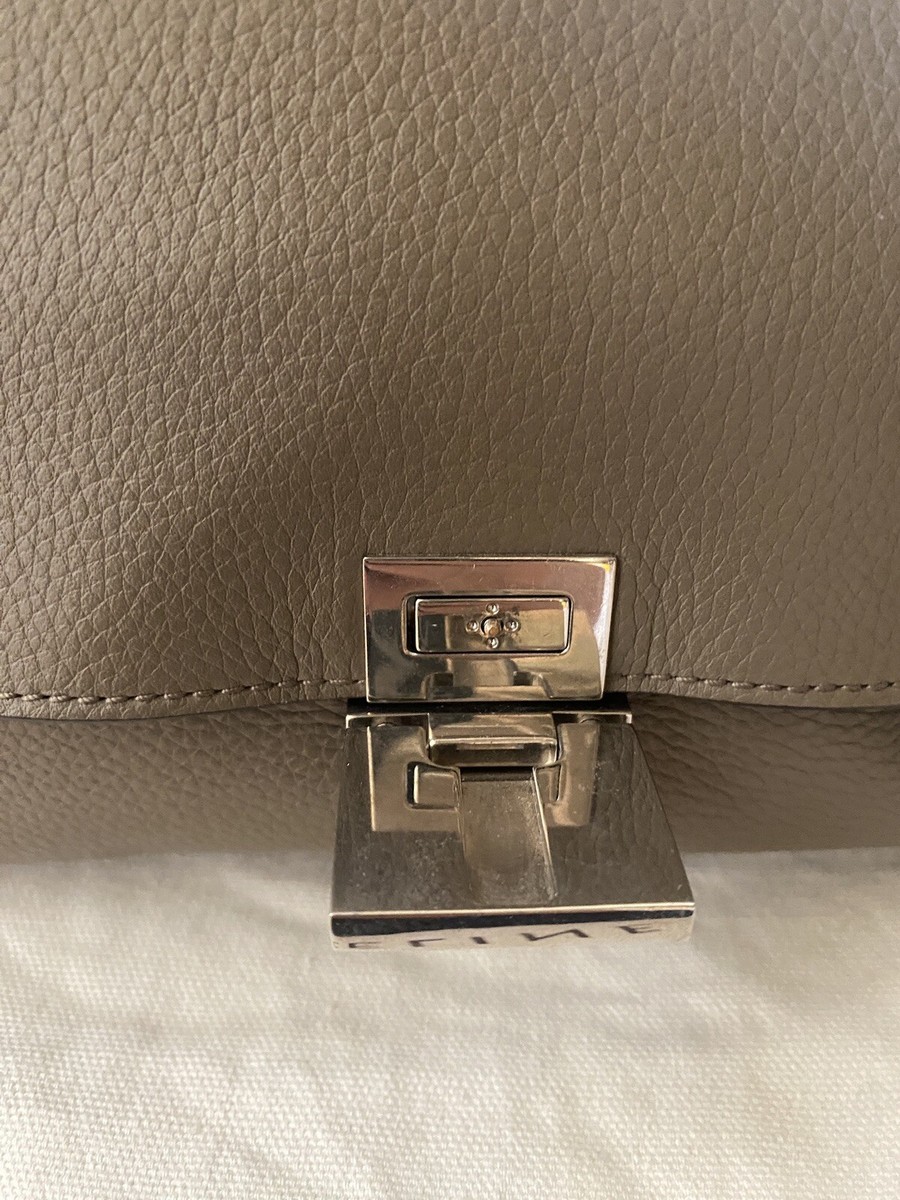 Celine Large Trapeze Bag In Taupe | eBay