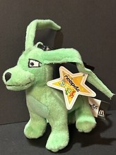 Neopets McDonalds Plush Green Gelert w/ Hang Tag Warf Clip 2005 Mini Stuffed Toy