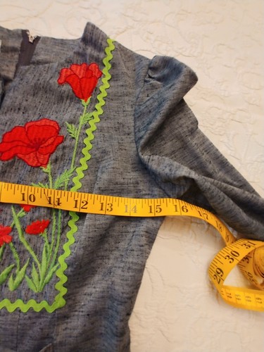 Vintage 70er Jahre Stoffpuppen Shirt Damen Größe XS - Bild 8 von 12