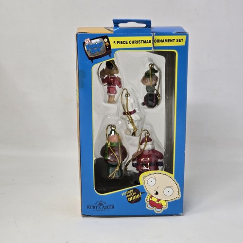 Kurt S. Adler Family Guy 5 Piece Christmas Ornament Set Santa New 2011 - Picture 3 of 13