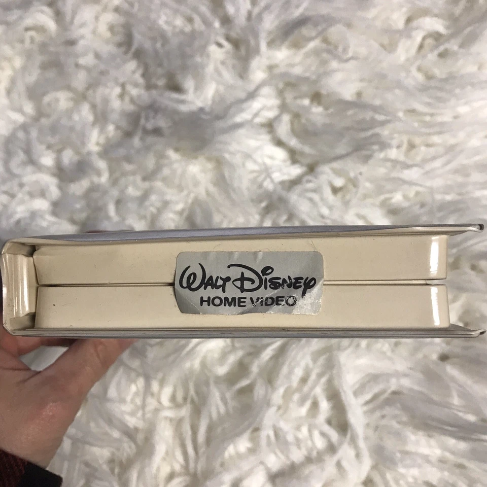 Snow White Seven Dwarfs (VHS, 1994) Masterpiece Black Diamon Stickers Clamshell - Image 3 of 4