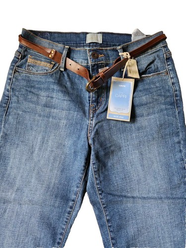 Levis 515 Damen Größe 6 Blau Denim Capri Jeans - Bild 2 von 9