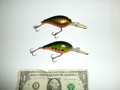 Lot of 2 Bill Norman 2-1/2" Body Deep Little N Crankbait Lure - Used - Picture 1 of 7