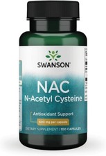 NAC N-Acetyl Cysteine 600 mg 100 Caps Liver Detox Support Antioxidan Immune NEW