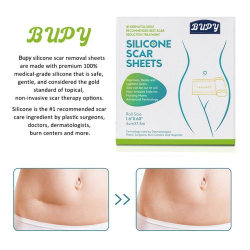 Silicone Scar Sheet MEDICAL GRADE Scar Removal Silicone Tape Treatment NEW. - Picture 12 of 12