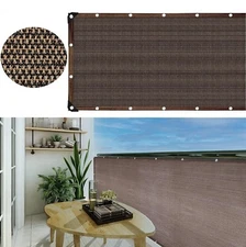 90% Balcony Fence Privacy Screen Windscreen Shade Cover Garden Pool Pergola Deck