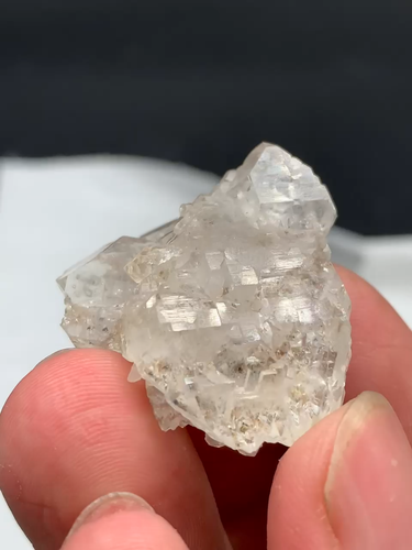 72CT WOW BUNCH OF WHITE GWINDEL QUARTZ CRYSTAL MINERAL SPECIMEN, SKARDU PAKISTAN - Video 1 of 1