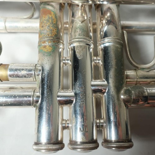 Vincent Bach Stradivari Trompete Modell 37 ML 678515 mit 3 Mundstücken & Koffer - Bild 5 von 15
