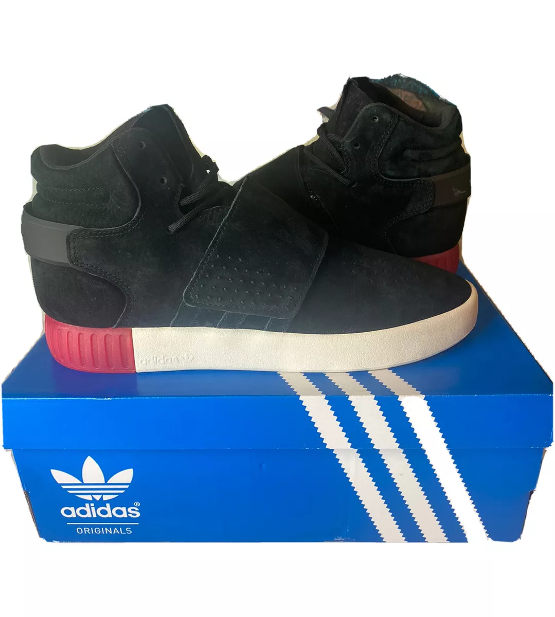 Adidas tubular radial strap top