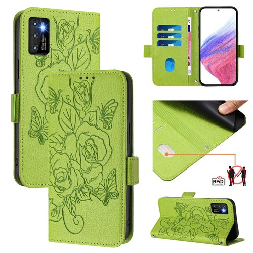 For Cubot P50, Fashion Flowers Pattern Flip Leather Wallet Stand Soft Case Cover - Picture 12 of 26