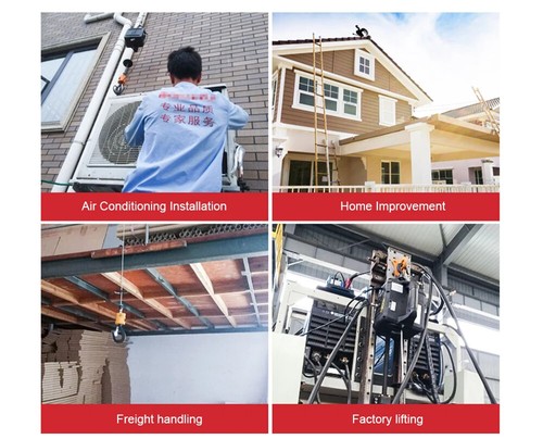 Mini Electric Hoist 220v Portable Crane Home Small Lifting Machine Construction - Bild 10 von 24