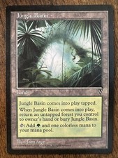 MTG Jungle Basin  – Visions Card # 164