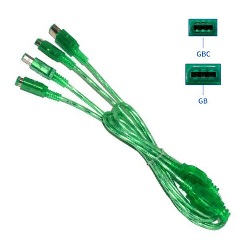 Link Cable Cord 2-Player For Nintendo Gameboy Color Pocket GB GBC GBP Console - Picture 1 of 4