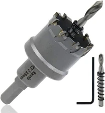 38mm/1.5 Inch Hole Saw Carbide Tipped Hole Saw for Cutting Stainless Steel Pl...