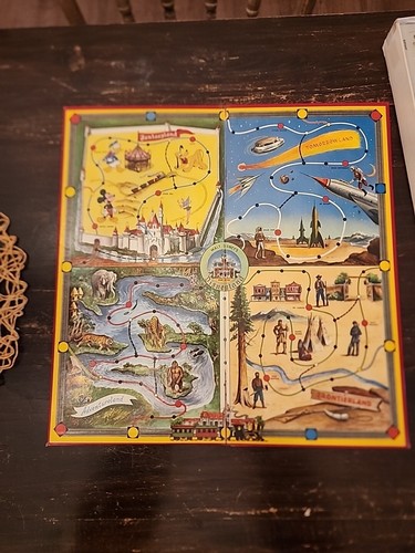 Vintage 1950s WALT DISNEY'S DISNEYLAND BOARD GAME from Transogram - Complete - Picture 7 of 15