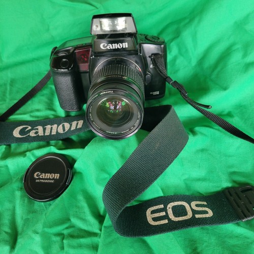 Canon EOS Elan 35mm Film SLR camera W/ Zoom 28-80mm f:3.5-5.6 Japan Lens - Picture 2 of 12