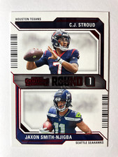 2023 Panini Contenders NFL Red Foil Round 1 C.J. Stroud/Jaxon Smith-Njigba RC