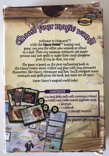 Harry Potter Trading Card Game Two Player Starter Set Hogwarts - Picture 3 of 6