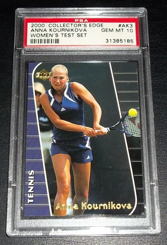 PSA 10 Gem Mint Rc Anna Kournikova Rookie 2000 Collector's Edge #AK3 Test Set - Picture 1 of 3