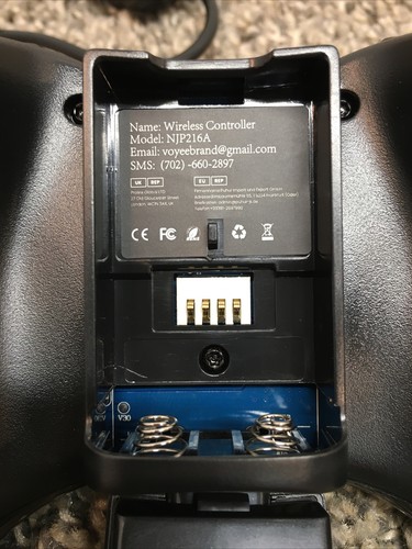 Voyee Xbox 360 Controller di Gioco Wireless con Ricevitore Telecomando M# NJP216A Testato - Foto 8 di 8