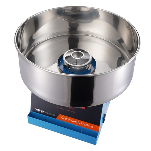 VEVOR Machine à barbe à papa commercial appareil à bonbons 1000 W pour fête bleu - Imagen 12 de 12