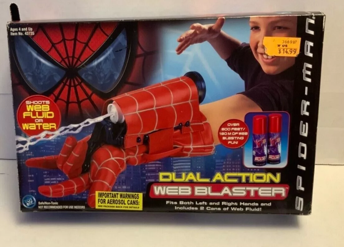 Spiderman toy web deals