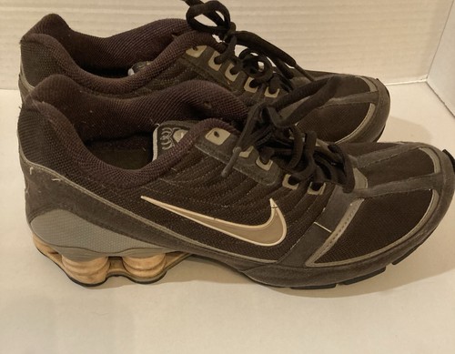 Vintage Women’s Nike Rhythmic  Shox Brown And Peach Size 9 Shoes - Picture 1 of 6