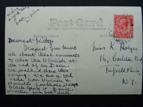 Isle of Wight NITON The Pepper Box & Mustard Pot c1931 RP Postcard - Picture 3 of 3