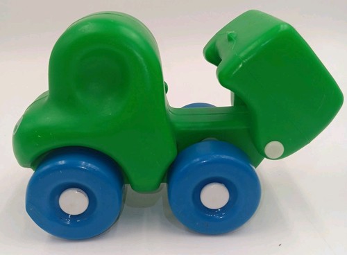 Vintage Blasform Little Tikes klobig abgerundet grün Muldenkipper Spielzeug Smiley Gesicht - Bild 4 von 6