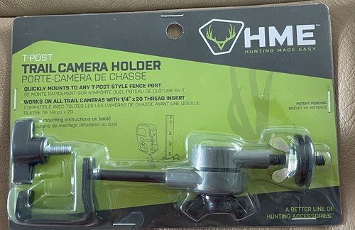 Soporte para cámara Trail HME™ T-Post abrazadera 1/4" X 20 roscas montaje rápido ajustable - Imagen 1 de 6