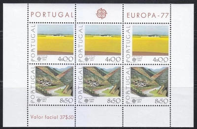 Portugal 1977 MNH Mi Block 20 Sc 1333a Naturaleza.Paisaje.Valle de montaña de... - Imagen 1 de 2