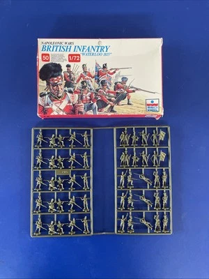 Esci 1/72 Toy Soldiers Boxed British Infantry Full Set of 50 Napoleonic Wars - Image 1 of 4