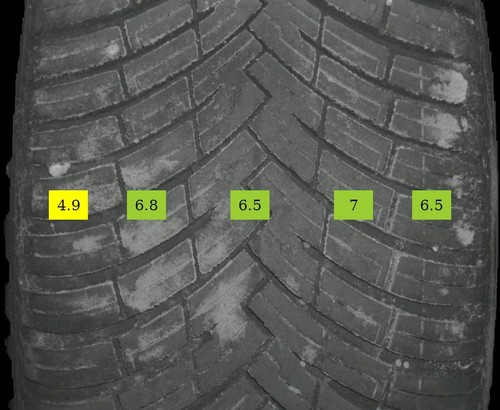 255/55 R18 Ganzjahrreifen BMW X5 E70 18 Zoll Alufelgen Komplettsatz 6mm - Bild 6 von 9