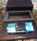 RARE Automodello 1970 Lincoln Continental Mark III Aqua blue black 1:24 Scale