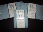 NIP Vintage WAMSUTTA Baby Blue 100% Combed Cotton Twin Sheet Set, Made In USA