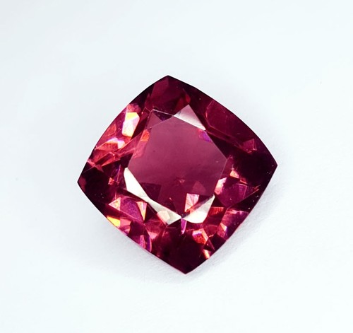 Zafiro Padparadscha Natural 10 Ct Piedras Preciosas Sueltas Certificadas Gemas Corte Cojín - Imagen 10 de 13