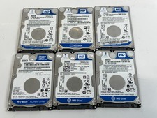 Lot of 6 WESTERN DIGITAL WD5000LPVX/WD5000LPCX 500GB 2.5" SATA 5400RPM HDD