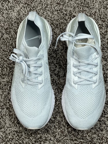 Nike Epic React Flyknit 2 Grey Platinum Mens Sz 10us NEW BQ8928 004 RARE - Picture 5 of 7