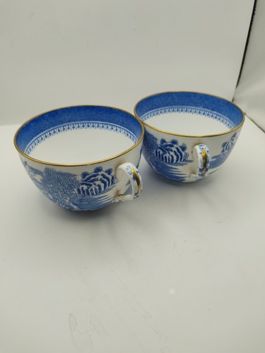 Copeland Spode Blue Italian Large Cups Vintage x 2 - Picture 4 of 4
